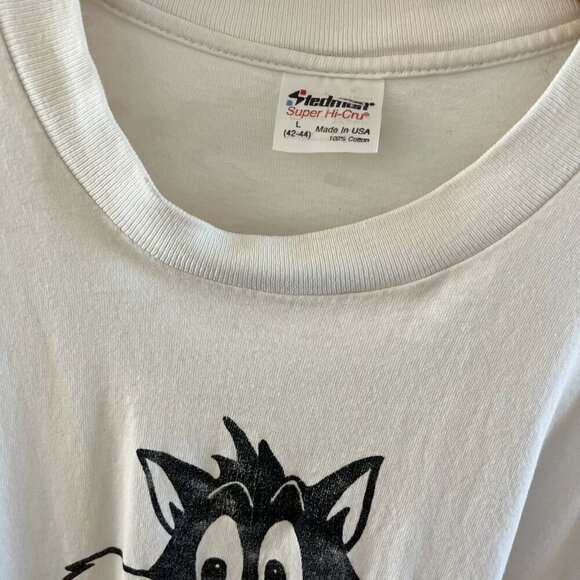 Vintage Single Stitch Sylvester Memphis On TedMan Label Tee Shirt Sz Lr - Picture 4 of 8